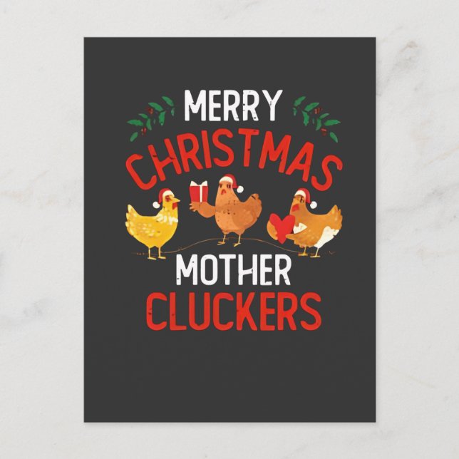 christmas 2026,  invitation postcard (Front)