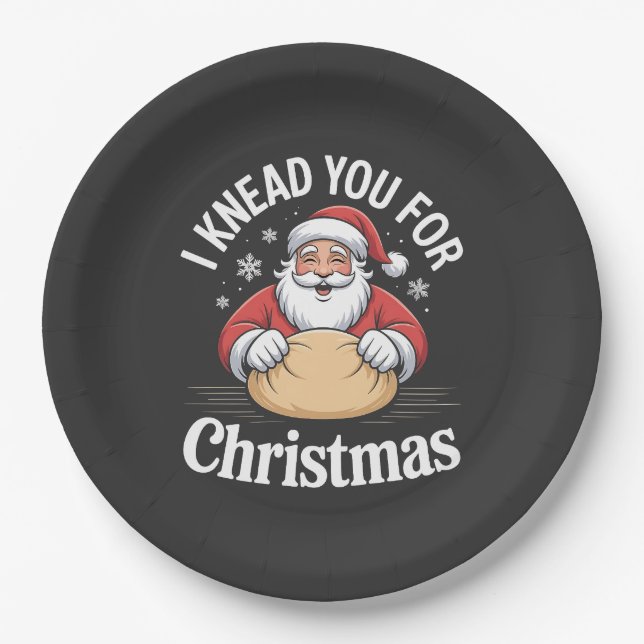 christmas 2026,  paper plate (Front)
