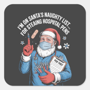 christmas 2026,  square sticker