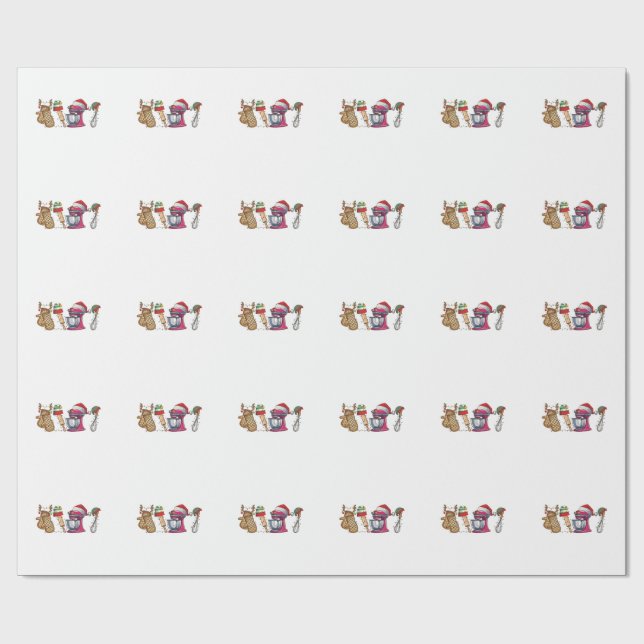 christmas 2026,  wrapping paper (Flat)