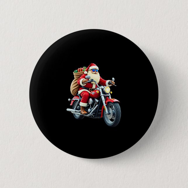 Christmas (2) 6 cm round badge (Front)