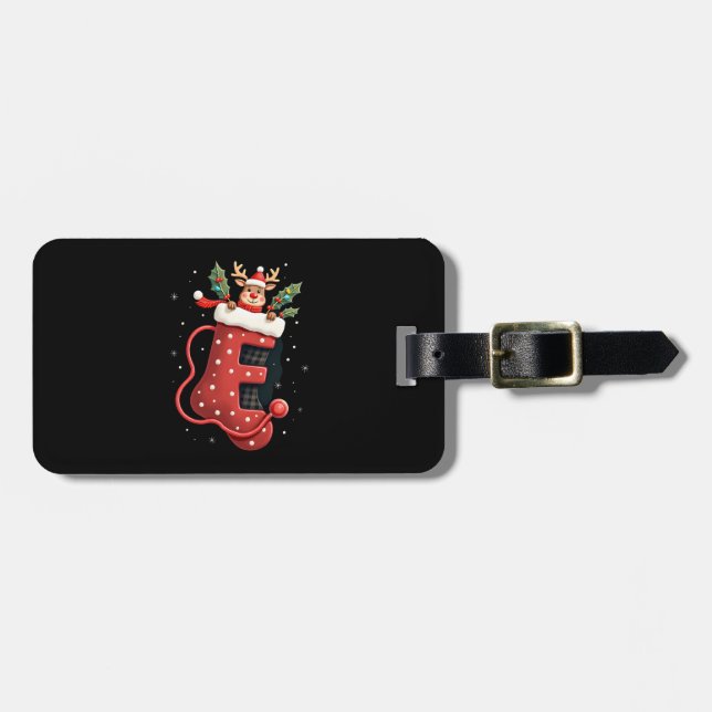 Christmas (2) luggage tag (Front Horizontal)