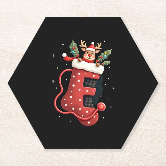 Christmas (2) paper coaster (Front)