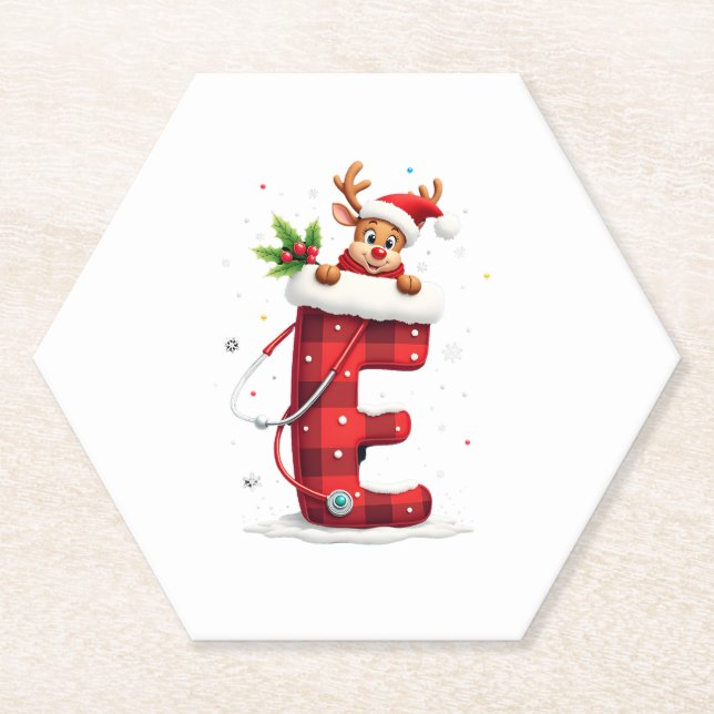 Christmas (2) paper coaster (Front)