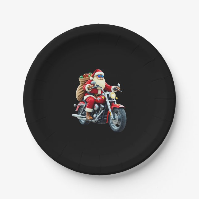 Christmas (2) paper plate (Front)