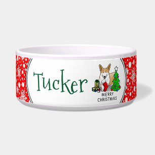 Christmas 2 Pembroke Welsh Corgi (red 1) Tree Cute