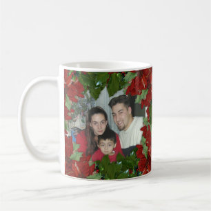 Christmas 2 photos mug
