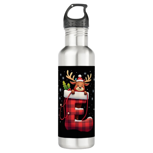 Christmas (3) 710 ml water bottle (Front)
