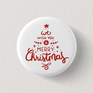 Christmas 3 cm round badge