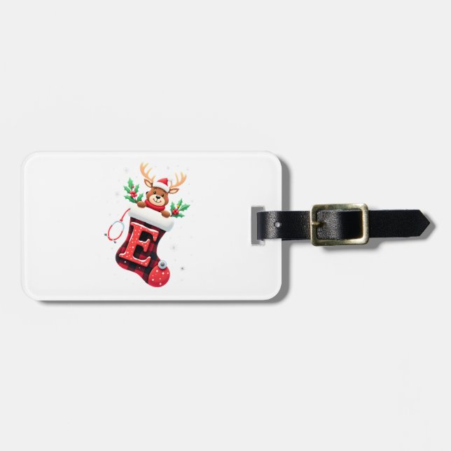 Christmas (3) luggage tag (Front Horizontal)