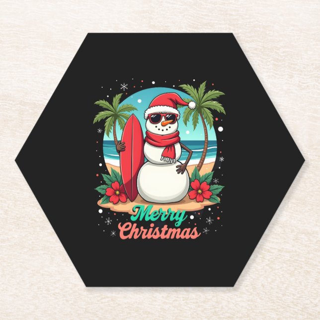 christmas (3) paper coaster (Front)