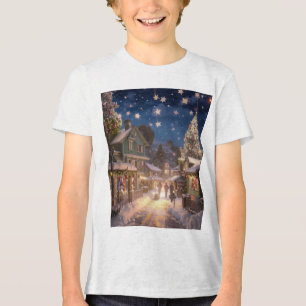 Christmas 3. Tri-Blend shirt