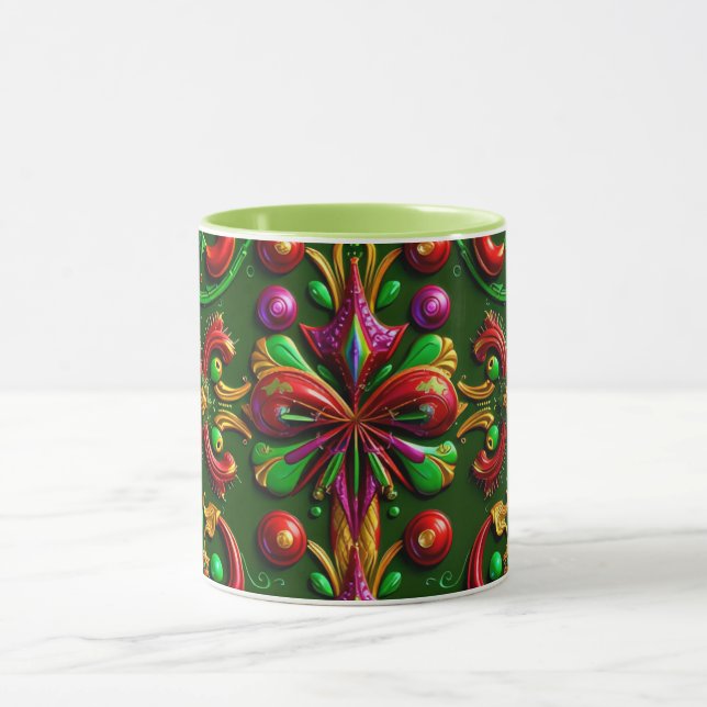 CHRISTMAS ~ 3D ~ Multicolour ~ Mug (Center)