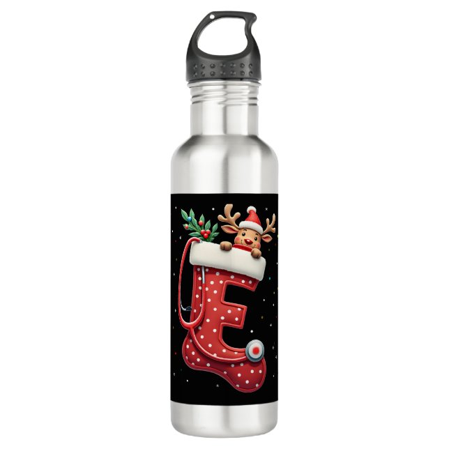 Christmas (4) 710 ml water bottle (Front)