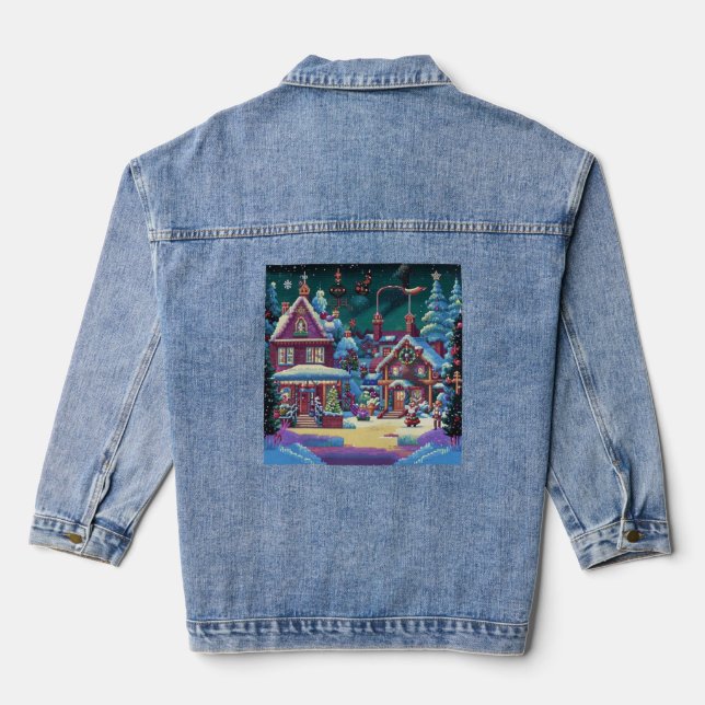 Christmas 4. denim jacket (Back)