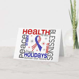 Christmas 4 Support Our Troops Holiday Card