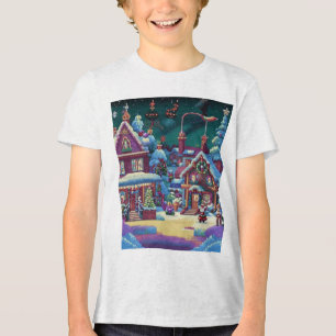 Christmas 4. Tri-Blend shirt