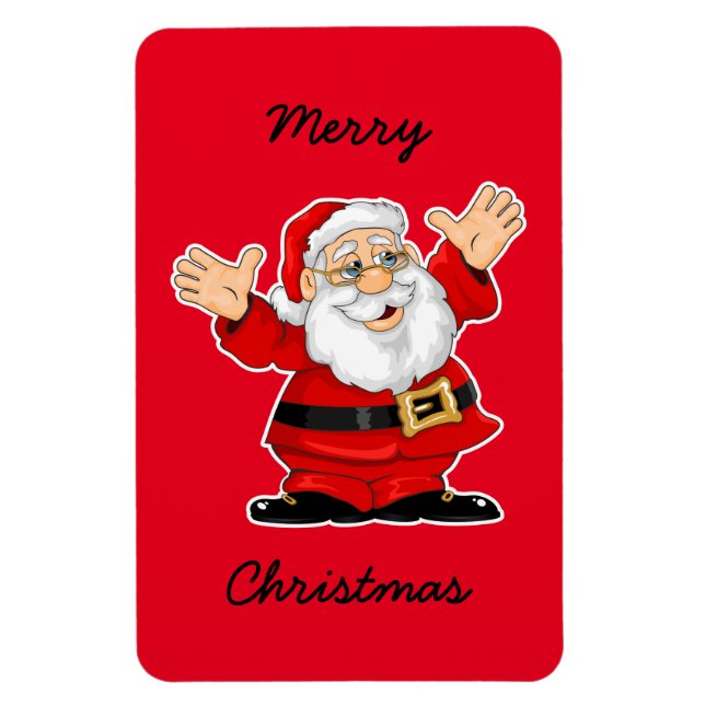 Christmas  4"x6" Photo Magnet/Santa Magnet (Vertical)