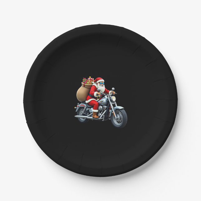 Christmas (5) paper plate (Front)