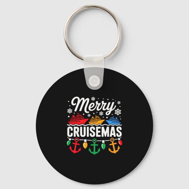 Christmas 67 Funny Xmas Six Seven Ugly Sweater 6-7 Key Ring (Front)
