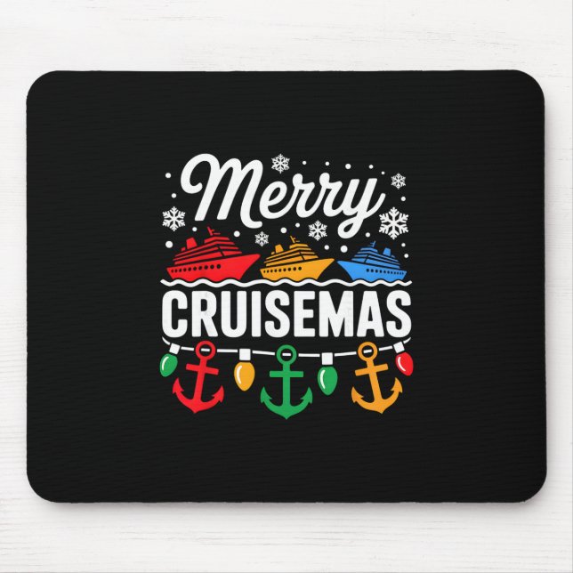 Christmas 67 Funny Xmas Six Seven Ugly Sweater 6-7 Mouse Mat (Front)