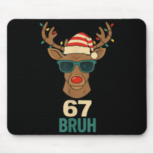 Christmas 67 Meme Design Funny Six Seven Hands 6 7 Mouse Mat