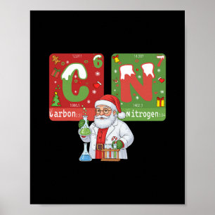 Christmas 67 Meme Science Chemistry Humor Periodic Poster