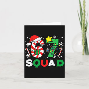 Christmas 67 Squad 6 7 Meme Xmas Family Men Women Card