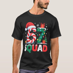 Christmas 67 Squad Brainrot Funny Candy Cane Light T-Shirt