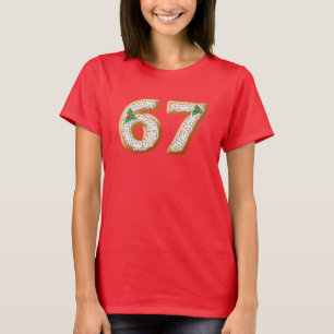 Christmas 67 Tee Funny Gen Z Meme Six Seven