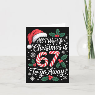 Christmas 67 To Go Away Six Seven Funny Teacher Pa Card