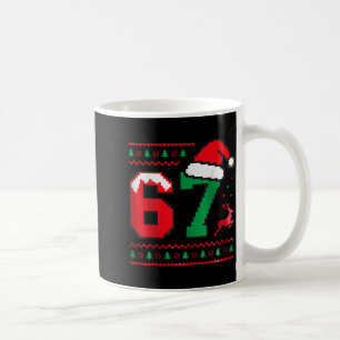 Christmas 67 Ugly Sweater Number 67 Design  Coffee Mug