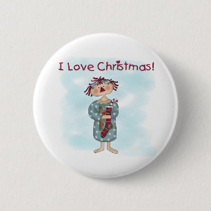 Christmas 6 Cm Round Badge