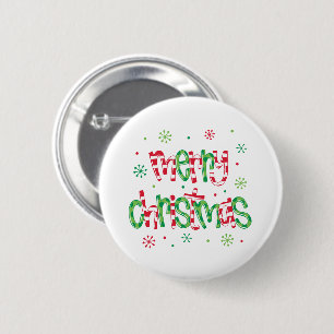 Christmas  6 cm round badge