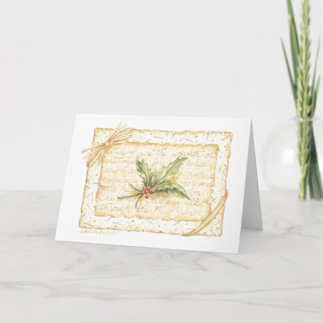 Christmas A Gift Enclosed Money Holder Card (Front)