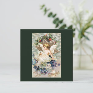 Christmas a Joyous Christmastide  Holiday Card