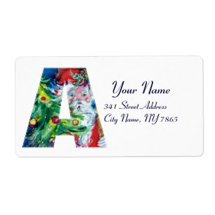 CHRISTMAS A LETTER / SANTA WITH CHRISTMAS TREE