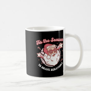 Christmas Aba Behaviour Therapy Retro Technician S Coffee Mug