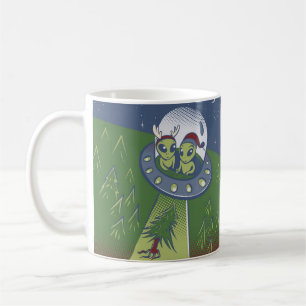 Christmas abduction coffee mug