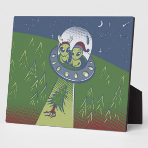 Christmas abduction plaque