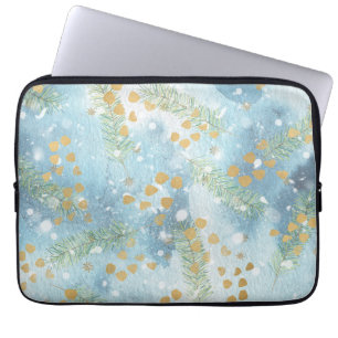 Christmas Abstract Art Laptop Sleeve