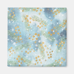 Christmas Abstract Art Magnet