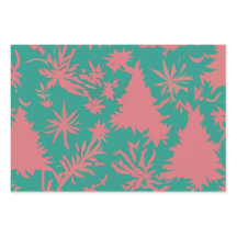 Christmas Abstract tree wrapping paper