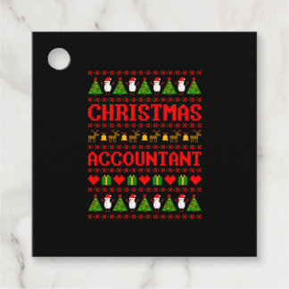 Christmas Accountant Favour Tags