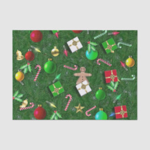 Christmas accoutrements tissue paper