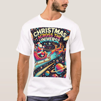 Christmas Across the Universe – Santa in Space T-S T-Shirt