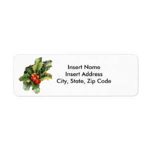 Christmas Address Label