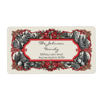 Christmas Address Label