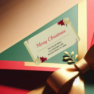 Christmas Address Label