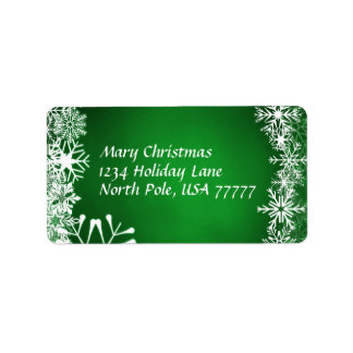 Christmas Address Label
